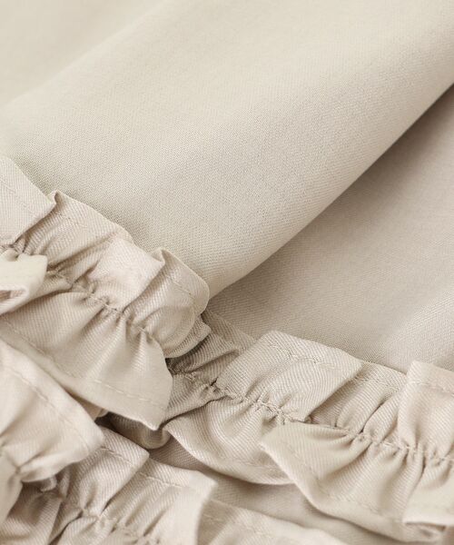 MAJESTIC LEGON（マジェスティックレゴン）の「ホイップフリルスカパン（スカート・レディース・ブラウン/グレー系その他/アイボリー/グレー・MEDIUM）」の12枚目の写真