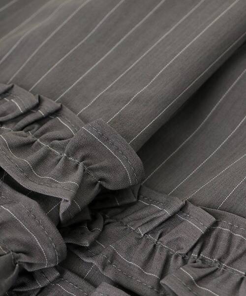 MAJESTIC LEGON（マジェスティックレゴン）の「ホイップフリルスカパン（スカート・レディース・ブラウン/グレー系その他/アイボリー/グレー・MEDIUM）」の14枚目の写真