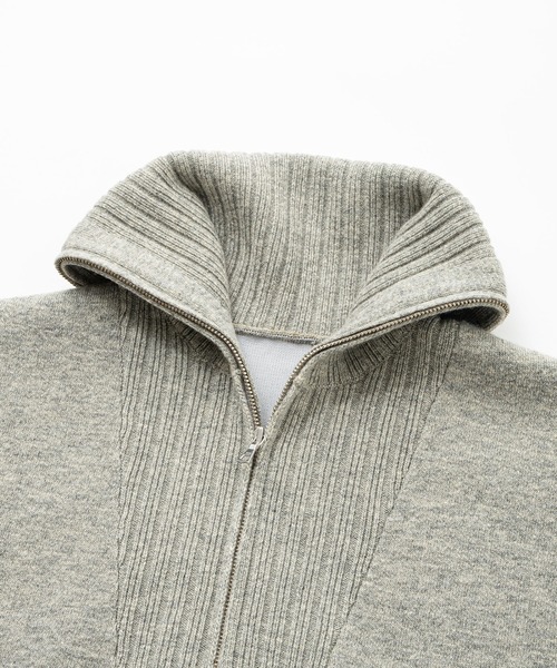 ダブルフェイスハーフジッププルオーバー（ニット/セーター）｜LA