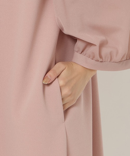 Rose Tiara（ローズティアラ）の「ローズコサージュチュニック（シャツ/ブラウス・レディース・ブラック/オフホワイト/ピンク・46/42/40）」の22枚目の写真