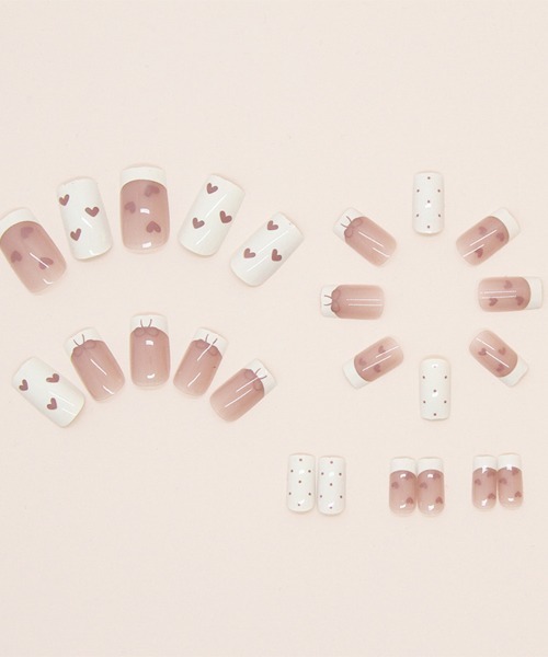 Doux Belle（ドゥーベル）の「簡単にネイルチップ ハンドネイルチップ 花柄（ネイルシール/ネイルチップ・レディース・H/A/F/E/D/C/G/B・FREE）」の9枚目の写真