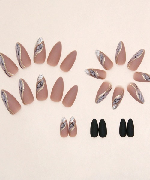 Doux Belle（ドゥーベル）の「簡単にネイルチップ ハンドネイルチップ 花柄（ネイルシール/ネイルチップ・レディース・H/A/F/E/D/C/G/B・FREE）」の17枚目の写真