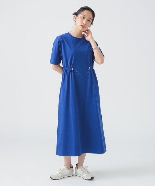 B:MING by BEAMS(ビーミングバイビームス)の「【洗える】ウエスト ドローストリング ワンピース(S~M)(ワンピース・レディース・ブラック/ライトグレー/ブルー・MEDIUM/SMALL)」の19枚目の写真