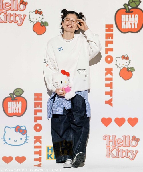 \"FREAK'S STORE“ HELLO KITTY 刺繍　スウェット FREAK'S STORE（フリークスストア）の「SANRIO/サンリオ SANRIO