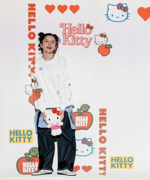 \"FREAK'S STORE“ HELLO KITTY 刺繍　スウェット FREAK'S STORE “ HELLO KITTY 刺繍スウェットサンリオ - メルカリ