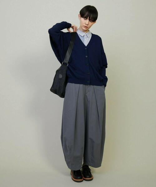 FRAPBOIS（フラボア）の「フリルリブカーデカーディガン（カーディガン/ボレロ・レディース・レッド/ネイビー・1）」の20枚目の写真