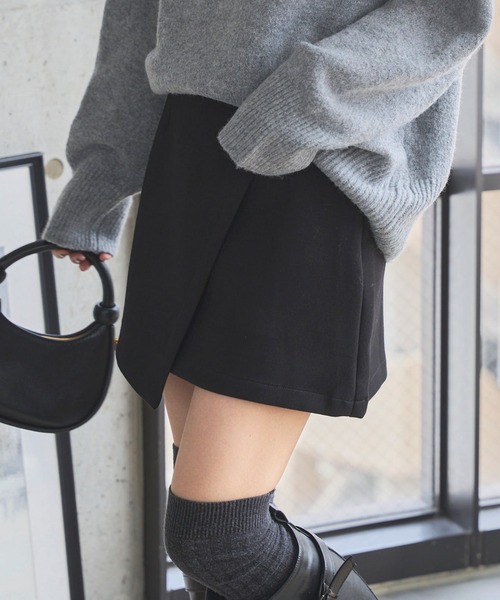 KOBE LETTUCE（コウベレタス）の「ダイバースコート（スカート・レディース・ブラック/チャコール・L/M/S）」の19枚目の写真