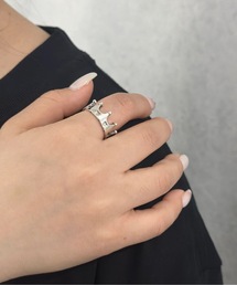 【B-925 SILVER】925リング b925-r156-5g