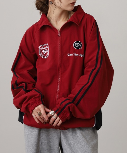 セール】76Lubricants 裏メッシュ ナイロン切替ブルゾン（ナイロン