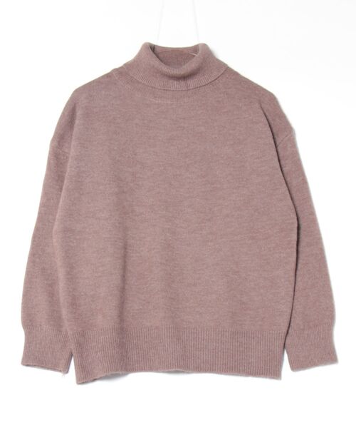 STYLEBLOCK（スタイルブロック）の「タートルネックニット（ニット/セーター・レディース・キャメル/オフホワイト/ネイビー/ブラウン系その他/レッド/グレー/ベージュ系その他・M/XL）」の2枚目の写真