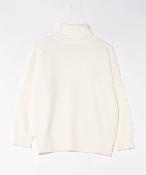 STYLEBLOCK（スタイルブロック）の「タートルネックニット（ニット/セーター・レディース・キャメル/オフホワイト/ネイビー/ブラウン系その他/レッド/グレー/ベージュ系その他・M/XL）」の9枚目の写真