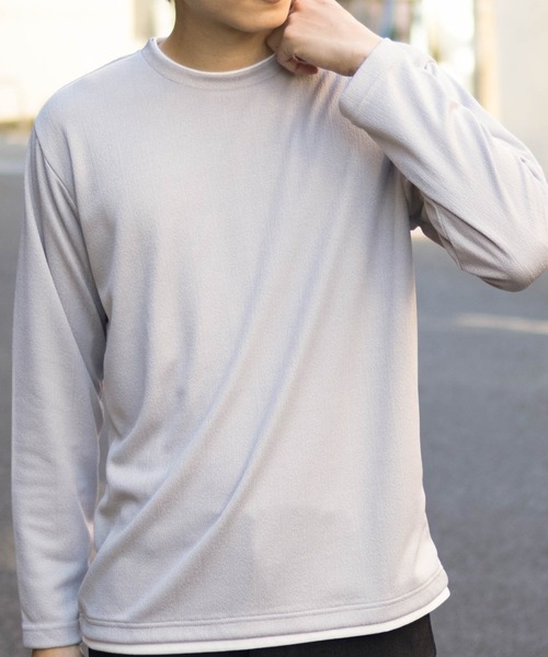 MEER. ストライプ 長袖カットソー newtop_000000004641.jpg
