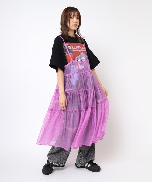 RNA（アールエヌエー）の「D1667 シアーハーフキャミワンピ