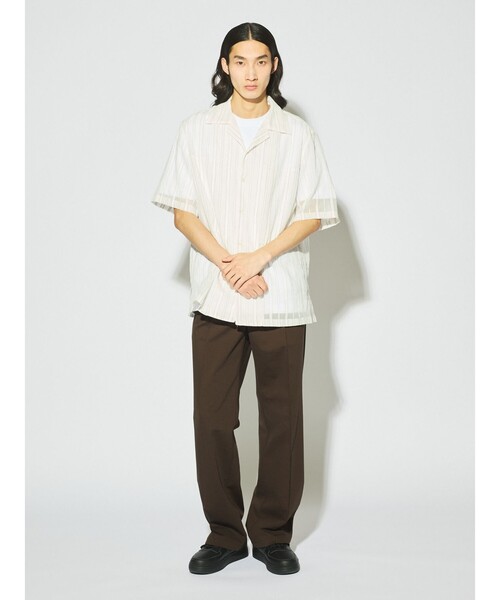 MIDIUMISOLID(ミディウミソリッド)の「MIDIUMISOLID Men’s コンプレッションストレッチスラックス(スラックス・メンズ・ブラック/ブラウン・48)」の21枚目の写真