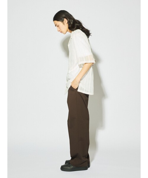 MIDIUMISOLID(ミディウミソリッド)の「MIDIUMISOLID Men’s コンプレッションストレッチスラックス(スラックス・メンズ・ブラック/ブラウン・48)」の4枚目の写真