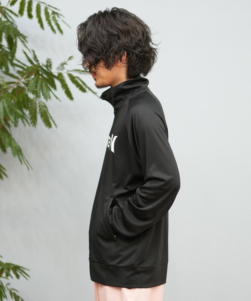 Hurley (ハーレー)の「Hurley/ハーレー 長袖ジップ UVケアラッシュガード MSRG251012(ラッシュガード・メンズ・チャコールグレー/ブラック/ホワイト・L/M/S)」の11枚目の写真