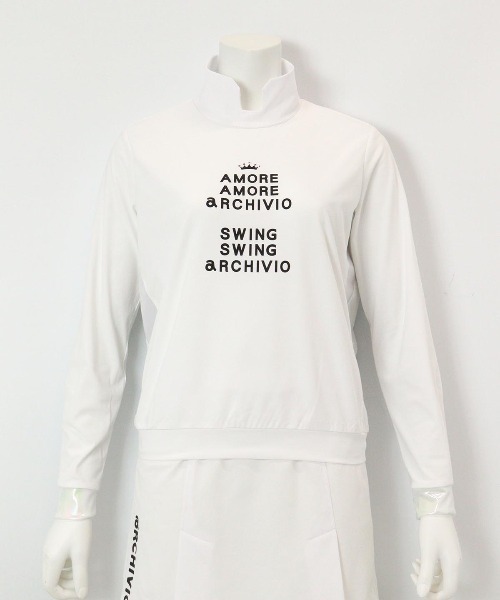 archivio(アルチビオ)の「<LADIES>UV速乾オーロラ切替プルオーバー(Tシャツ/カットソー・レディース・ピンク/ホワイト/ネイビー/ライトブルー・S/M/L)」の2枚目の写真