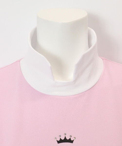 archivio(アルチビオ)の「<LADIES>UV速乾オーロラ切替プルオーバー(Tシャツ/カットソー・レディース・ピンク/ホワイト/ネイビー/ライトブルー・S/M/L)」の13枚目の写真