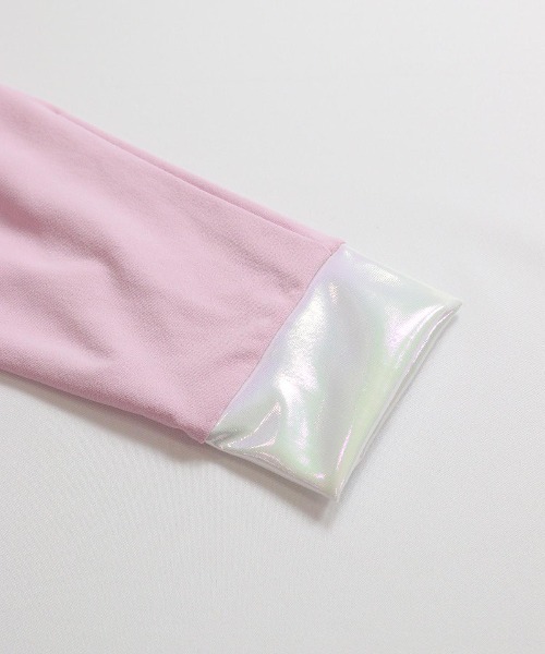 archivio(アルチビオ)の「<LADIES>UV速乾オーロラ切替プルオーバー(Tシャツ/カットソー・レディース・ピンク/ホワイト/ネイビー/ライトブルー・S/M/L)」の18枚目の写真