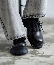 Crownor（クラウノアー）の「厚底 PU ショートブーツ（ブーツ）」