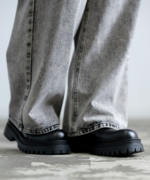 improves（インプローブス）の「厚底 PU ショートブーツ（ブーツ・メンズ・ブラック・41/43/39）」の8枚目の写真