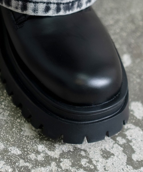 improves（インプローブス）の「厚底 PU ショートブーツ（ブーツ・メンズ・ブラック・41/43/39）」の9枚目の写真
