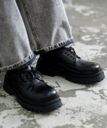 Crownor（クラウノアー）の「厚底 PU ショートブーツ（ブーツ）」