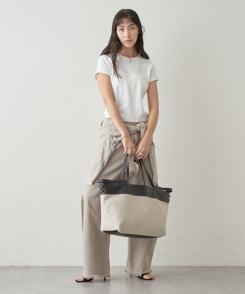 【IACUCCI】イアクッチ ソルジェンテ CANVAS/CERVO A4サイズ可 IACUCCI（イアクッチ）の「ソルジェンテ CANVAS/CERVO（トート