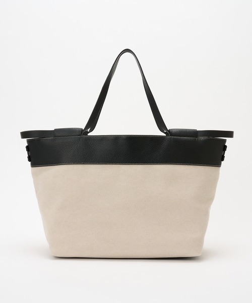 IACUCCI（イアクッチ）の「ソルジェンテ  CANVAS/CERVO（トートバッグ・レディース・キャメル/ブラック・FREE）」の14枚目の写真