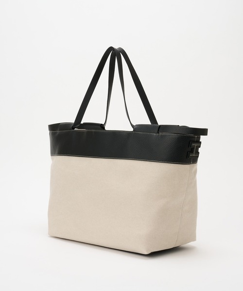 IACUCCI（イアクッチ）の「ソルジェンテ  CANVAS/CERVO（トートバッグ・レディース・キャメル/ブラック・FREE）」の15枚目の写真