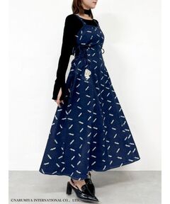 セール】【洗える】Ratti フラワーアートプリント ワンピース