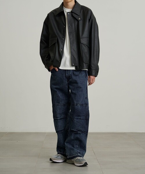 PUBLIC TOKYO SHIOTA 2トーンデニムパンツ 裾上げ済み PUBLIC TOKYO SHIOTA 2トーンデニムパンツ 裾上げ済み