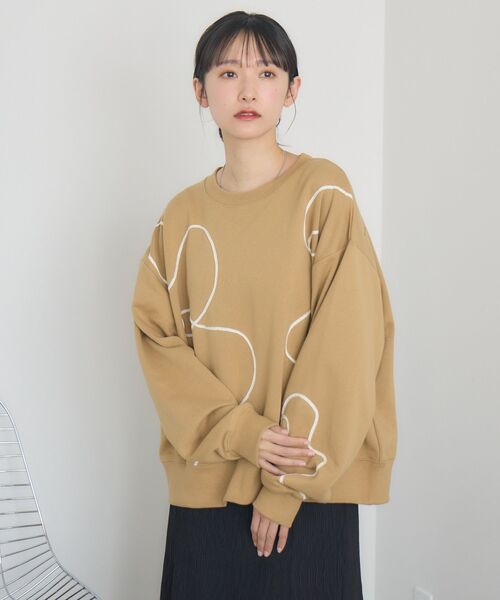 セール】コード刺繍トレーナー（Tシャツ/カットソー）｜RETRO