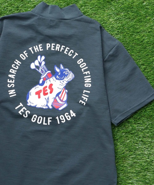 TES GOLF 4WAY STRETCH MOCK NECK / ハイネックTシャツ（Tシャツ
