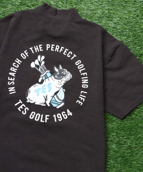 TES GOLF 4WAY STRETCH MOCK NECK / ハイネックTシャツ（Tシャツ