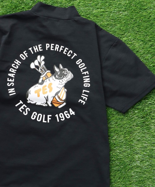 TES GOLF 4WAY STRETCH MOCK NECK / ハイネックTシャツ（Tシャツ