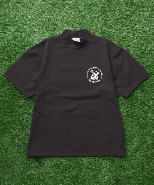 The Endless Summer(エンドレスサマー)の「TES GOLF 4WAY STRETCH MOCK NECK / ハイネックTシャツ(Tシャツ/カットソー・メンズ・ブラック/ダークグリーン/ホワイト/チャコール/ベージュ/ネイビー・X-SMALL/MEDIUM/LARGE/X-LARGE)」の15枚目の写真