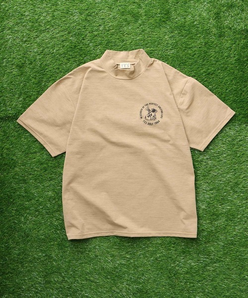 The Endless Summer(エンドレスサマー)の「TES GOLF 4WAY STRETCH MOCK NECK / ハイネックTシャツ(Tシャツ/カットソー・メンズ・ブラック/ダークグリーン/ホワイト/チャコール/ベージュ/ネイビー・X-SMALL/MEDIUM/LARGE/X-LARGE)」の17枚目の写真