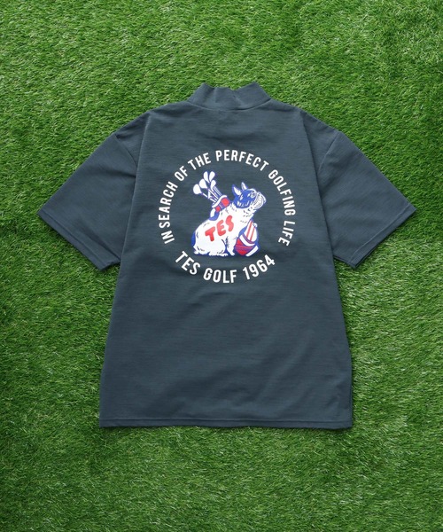 TES GOLF 4WAY STRETCH MOCK NECK / ハイネックTシャツ（Tシャツ