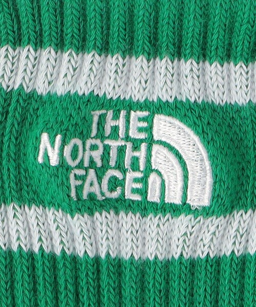 THE NORTH FACE（ザノースフェイス）の「＜THE NORTH FACE＞ラン 2P クルー ソックス / キッズ（ソックス/靴下・キッズ・ブラック/ケリーグリーン・19-21cm）」の8枚目の写真