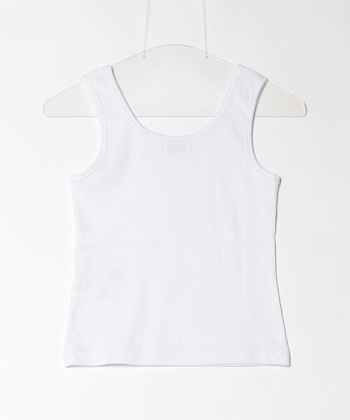 KIRSH(キルシー)の「KIRSH PLAIN SLIM FIT SLEEVELESS プレーン スリム フィット スリーブレス(タンクトップ・レディース・ホワイト/ブラック・ONE SIZE)」の21枚目の写真