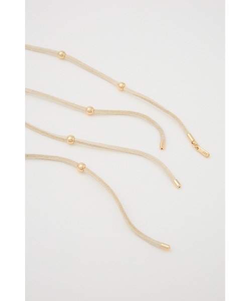 SLY（スライ）の「METAL BEADS CHOKER メタル ビーズ チョーカー（チョーカー・レディース・ゴールド/シルバー・FREE）」の14枚目の写真