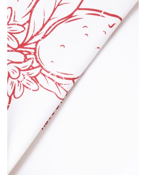 CALNAMUR（カルナムール）の「COLOR SCHEME LEMON PRINT TEE/カラースキームレモンプリントTシャツ（Tシャツ/カットソー・レディース・ネイビー/ホワイト/レッド・FREE）」の15枚目の写真