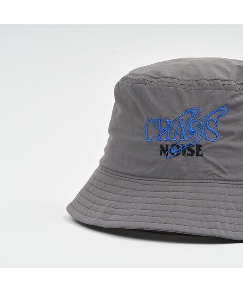 FREAK'S STORE（フリークスストア）の「NYLON EMB BUCKET HAT バケットハット（ハット・メンズ・ブラック/グレー/ネイビー/ホワイト・ONE SIZE）」の15枚目の写真