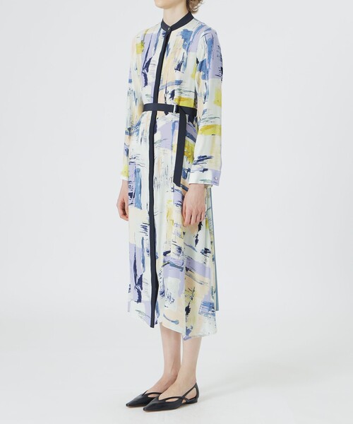 LOVELESS（ラブレス）の「ニュアンスプリントワンピース（シャツワンピース・レディース・ブルー/レッド系その他・34/36/38）」の7枚目の写真