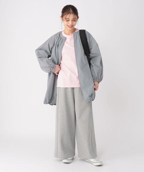 studio CLIP(スタディオクリップ)の「【撥水加工】リップストップバルーンブルゾン(ブルゾン・レディース・グレー/ベージュ・FREE)」の13枚目の写真