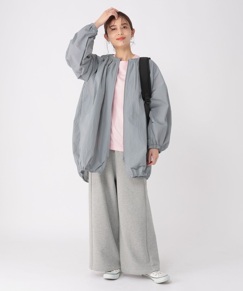 studio CLIP(スタディオクリップ)の「【撥水加工】リップストップバルーンブルゾン(ブルゾン・レディース・グレー/ベージュ・FREE)」の15枚目の写真