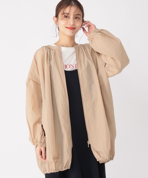 studio CLIP(スタディオクリップ)の「【撥水加工】リップストップバルーンブルゾン(ブルゾン・レディース・グレー/ベージュ・FREE)」の16枚目の写真