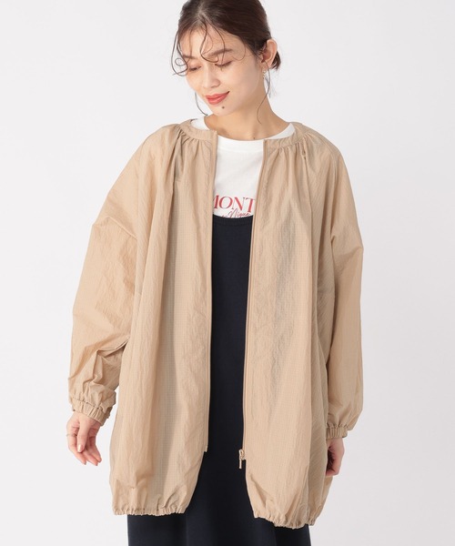 studio CLIP(スタディオクリップ)の「【撥水加工】リップストップバルーンブルゾン(ブルゾン・レディース・グレー/ベージュ・FREE)」の17枚目の写真