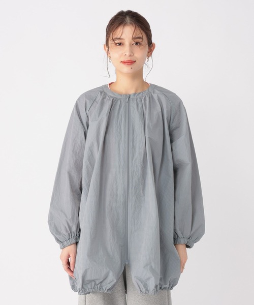 studio CLIP(スタディオクリップ)の「【撥水加工】リップストップバルーンブルゾン(ブルゾン・レディース・グレー/ベージュ・FREE)」の21枚目の写真